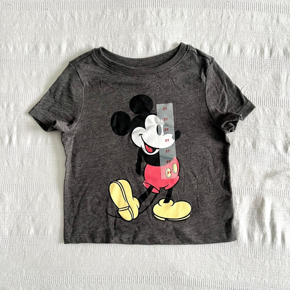 Disney Mickey Mouse Charcoal Kids T-Shirt
